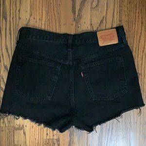 Levi’s Black High Wasted Shorts